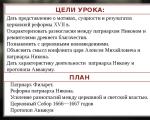 Раскол в Русской Православной Церкви Учитель истории МОУ СОШ1 Ефремова Т